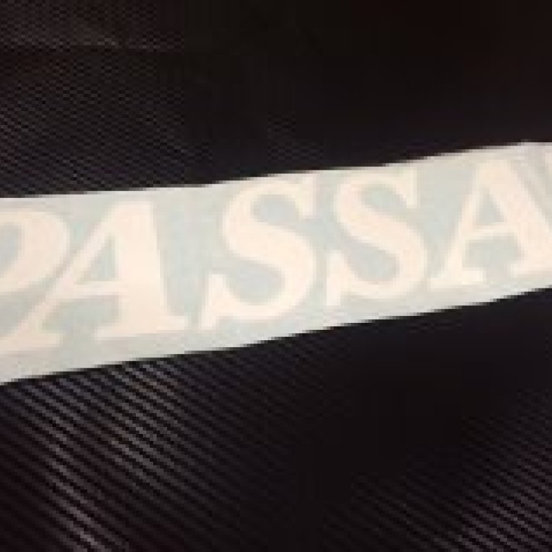 PASSAT windscreen sticker white x1  PASSAT windscreen sticker white x1