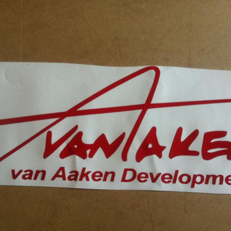 Vanaaken Windscreen Sticker x 1 [RED]