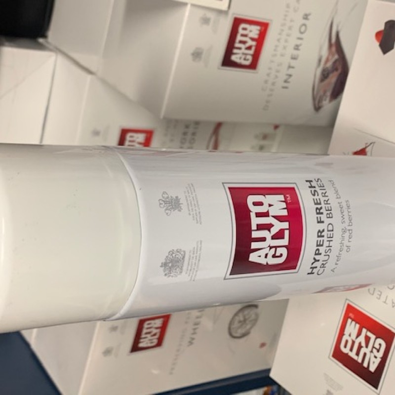 3 x Autoglym Hyper Fresh Air Freshener Spray (Crushed Berries) 3 x Autoglym Hyper Fresh Air Freshener Spray (Crushed Berries)