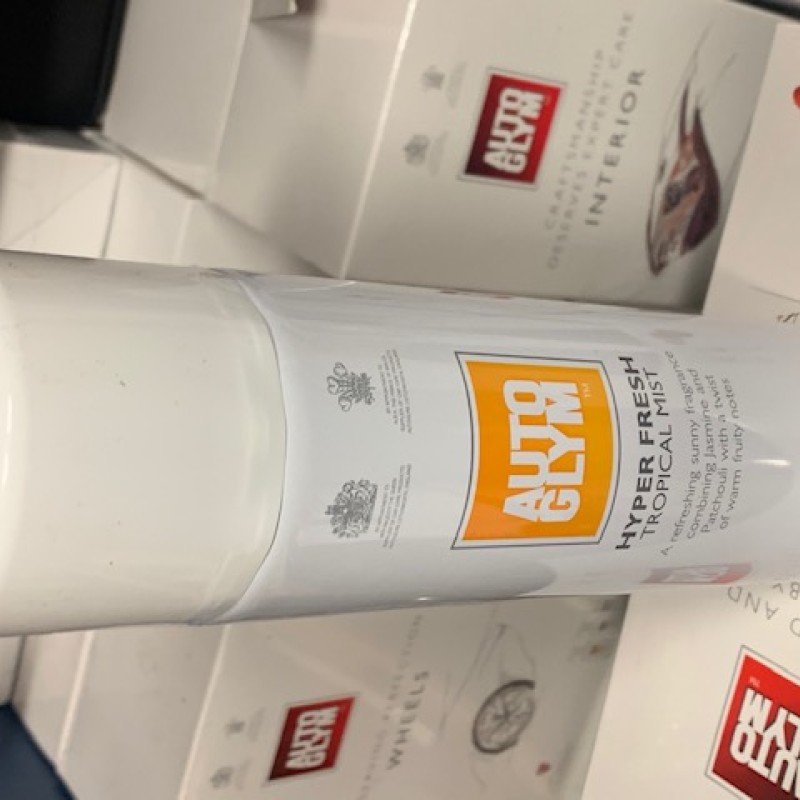 3 x Autoglym Hyper Fresh Air Freshener Spray (Tropical Mist) 3 x Autoglym Hyper Fresh Air Freshener Spray (Tropical Mist)