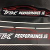 fk performance 2025 red & whte car logo tax disc holder black triple  x1 