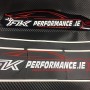 fk performance 2025 red & whte car logo tax disc holder black triple  x1 