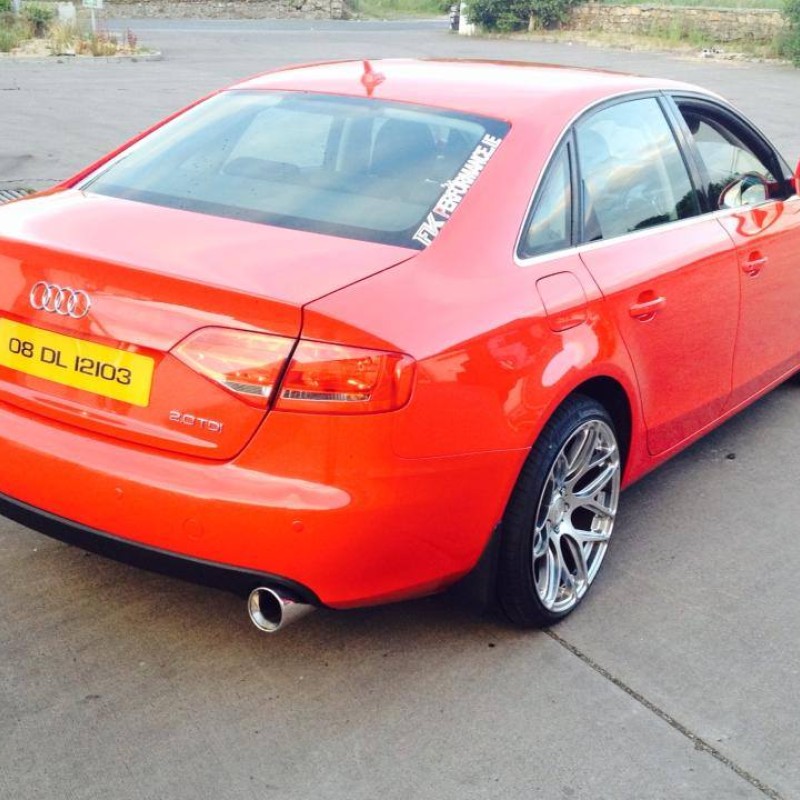 Audi a4 b8 se model rear twin exit bumper lip Audi a4 b8 se model rear twin exit bumper lip