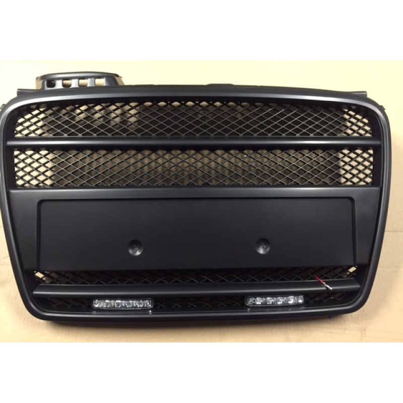 audi a4 b7 se model 05-07 badgeless grill black 