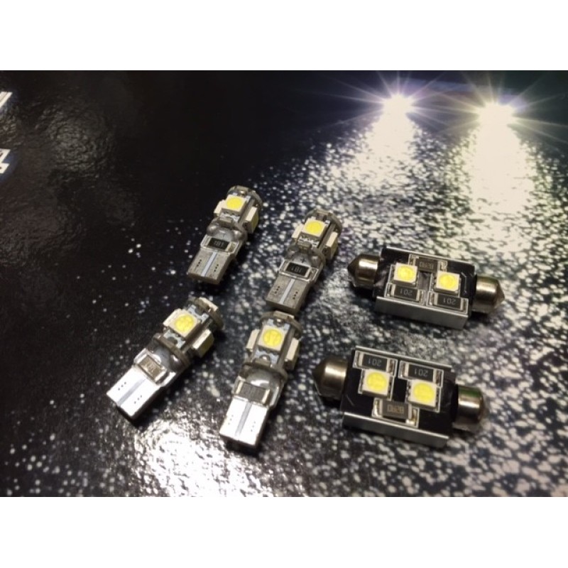 interior led bulbs for Audi A4 B8 08-17 ice white 