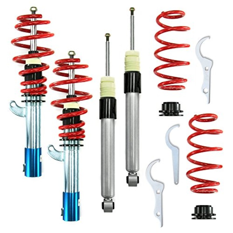 black line hard/soft vw golf mk4 98 99 00 01 02 03 04 Coilovers Suspension Kit 