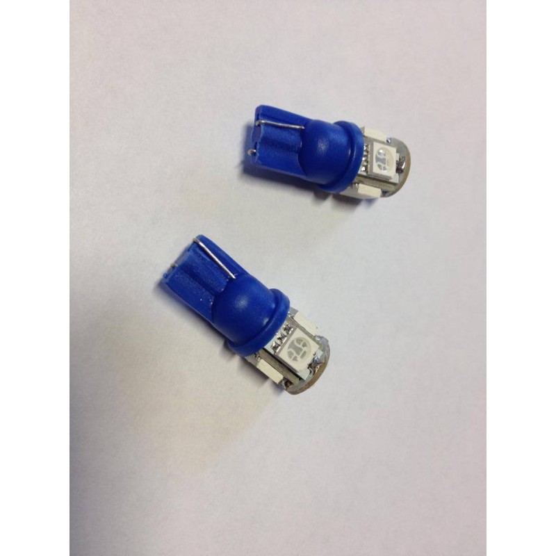 LED Xenon blue parking bulbs1 pair 501 W5W