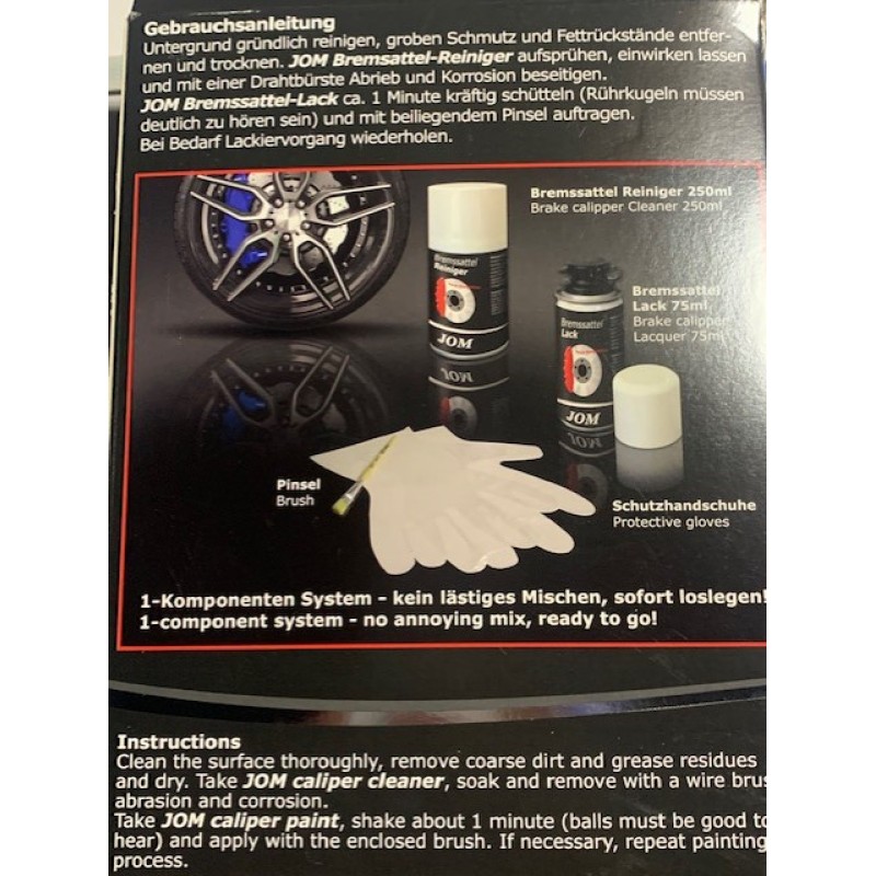 Brake caliper paint kit (red).