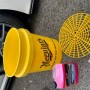 meguiars wash bucket and grit guard 2 x sponges & foam