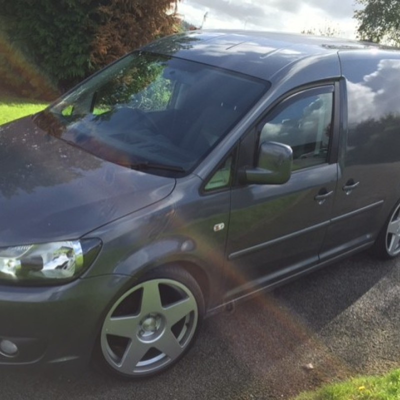 2004+ VW Caddy van 2 Piece Wind Deflectors 2004+ VW Caddy van 2 Piece Wind Deflectors