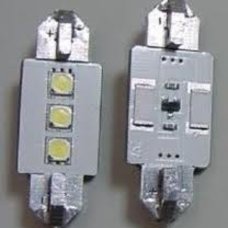 Canbus LED Xenon White Numberplate bulbs bmw audi vw no error 1 pair 37mm  Canbus LED Xenon White Numberplate bulbs bmw audi vw no error 1 pair 37mm