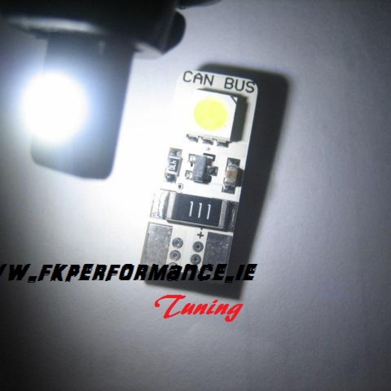 Canbus LED Xenon White parking bulbs bmw audi vw no error 1 pair 501  Canbus LED Xenon White parking bulbs bmw audi vw no error 1 pair 501