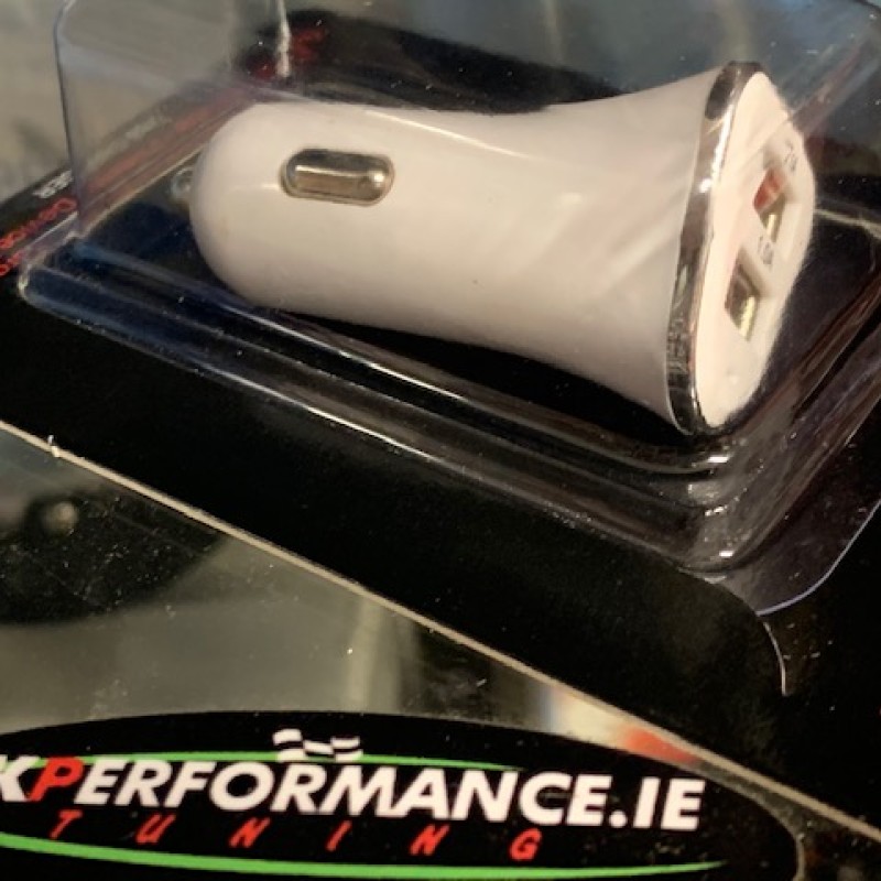 Double USB universal car charger socket