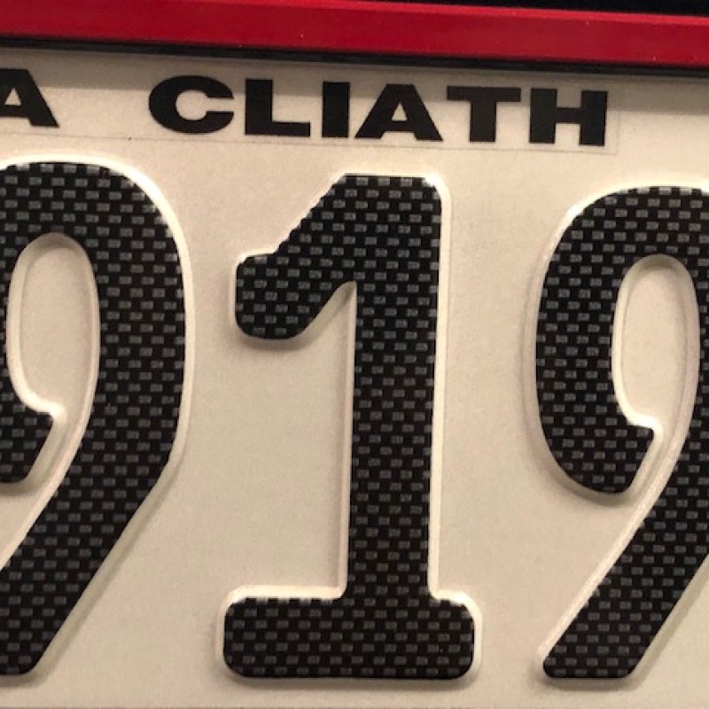Carbon German Style irish Reg Plates Legal style 1 pair Carbon German Style irish Reg Plates Legal style 1 pair