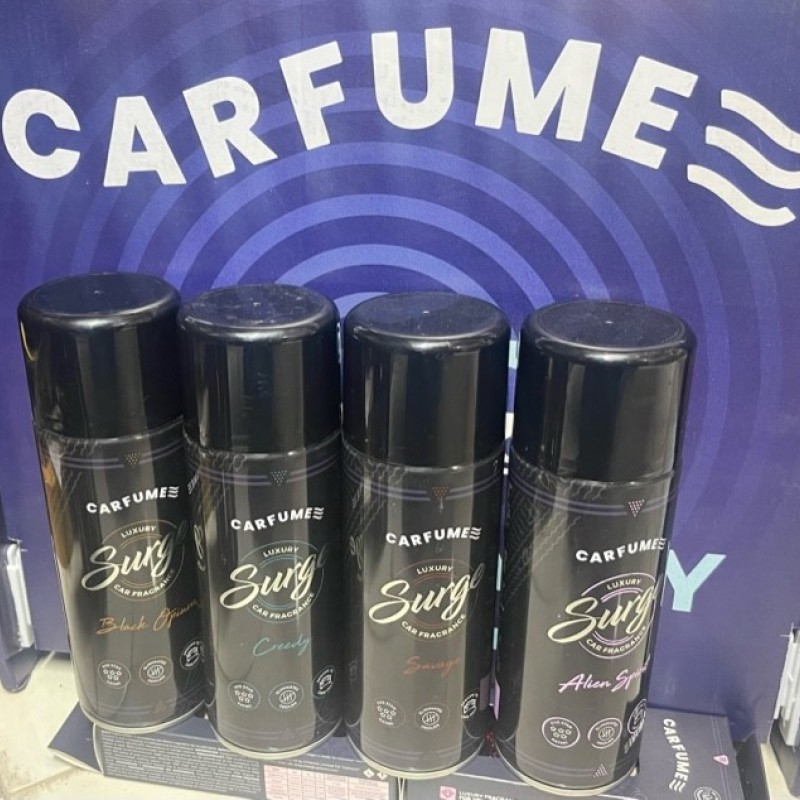 Carfume luxury car air freshener spray 400ml Black Opium