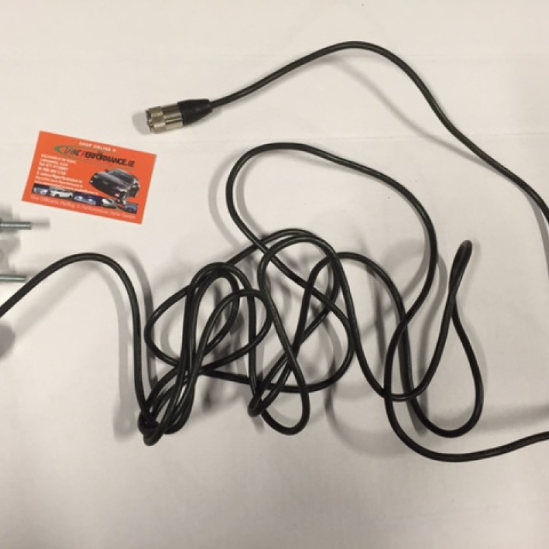 cb aerial 3 foot & mirror mount flat bar & wiring colour black 