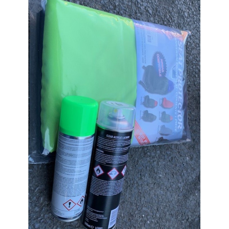Lime combo - seat covers & caliper paint