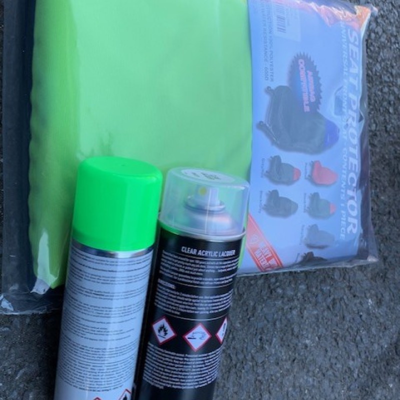 Lime combo - seat covers & caliper paint Lime combo - seat covers & caliper paint