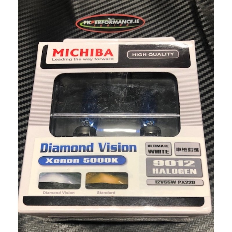 9012 Hir2 Michiba Diamond Vision Super Bright Bulbs, 1 pair