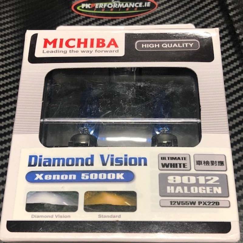 9012 Hir2 Michiba Diamond Vision Super Bright Bulbs, 1 pair 9012 Hir2 Michiba Diamond Vision Super Bright Bulbs, 1 pair