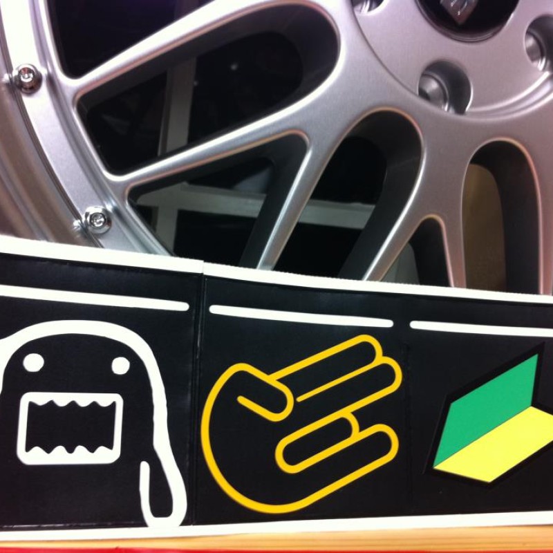 domo kun Tax Disc Holder Black style 2 x 1 domo kun Tax Disc Holder Black style 2 x 1