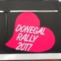 donegal rally pink heart Tax Disc Holder Black x 1