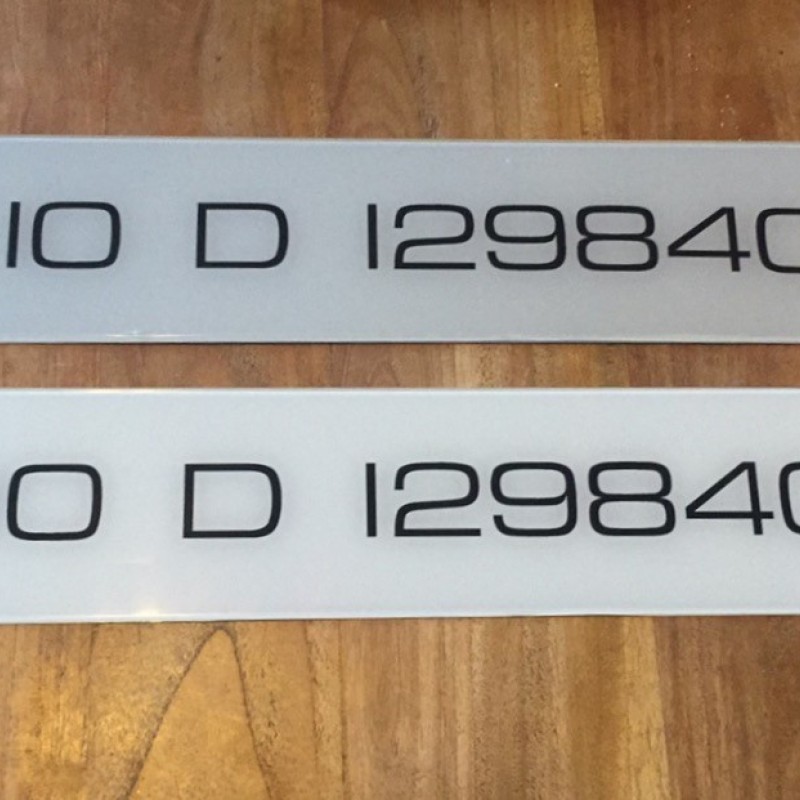 FK010 Euro ext plates, 1 pair FK010 Euro ext plates, 1 pair