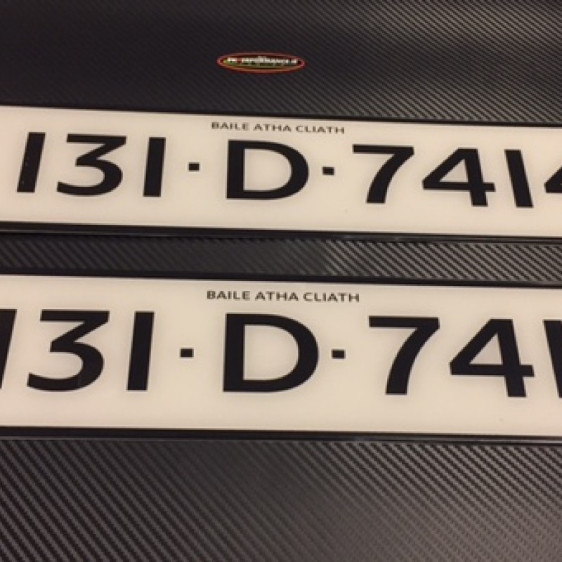 FK006  plates, 1 pair. 
