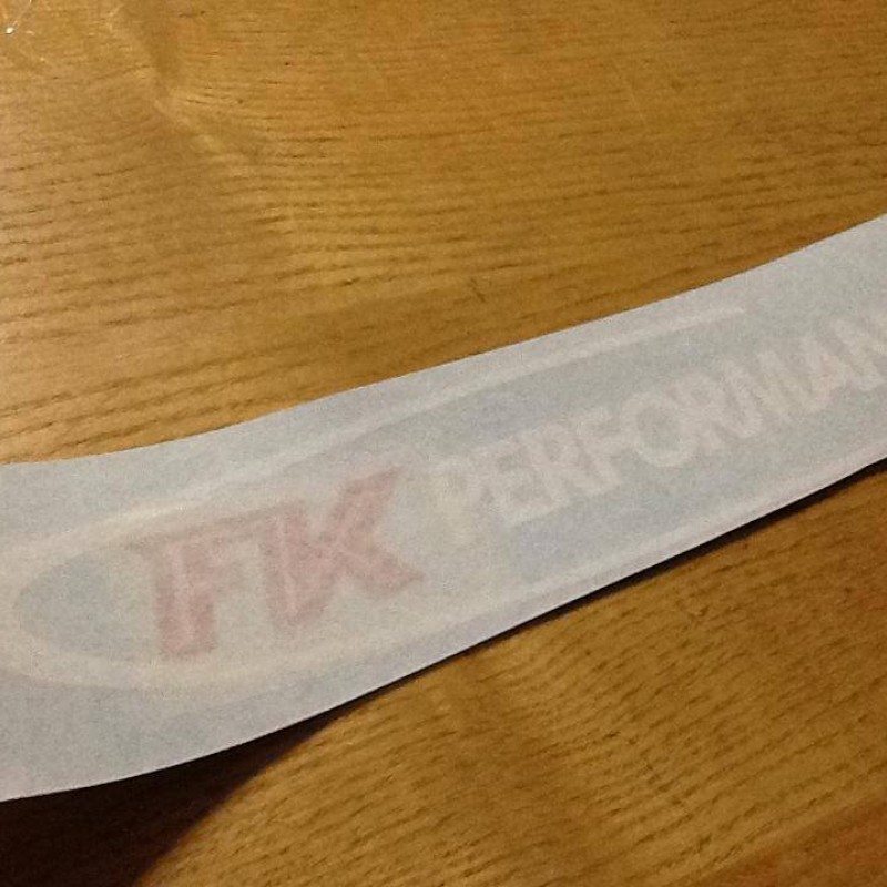 FK Performance small side window sticker x 1  FK Performance small side window sticker x 1