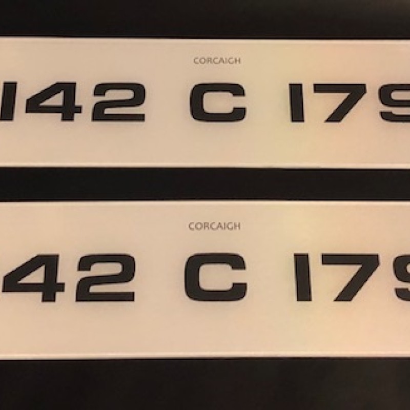 Fk0112 Plates. 1 pair  Fk0112 Plates. 1 pair