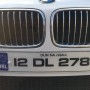 FKX075 number plates, 1 pair. 