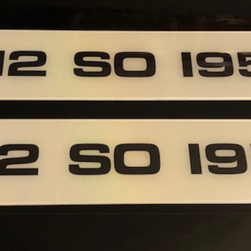 FK20192 number plates.  FK20192 number plates.