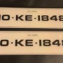 FK20194 number plates