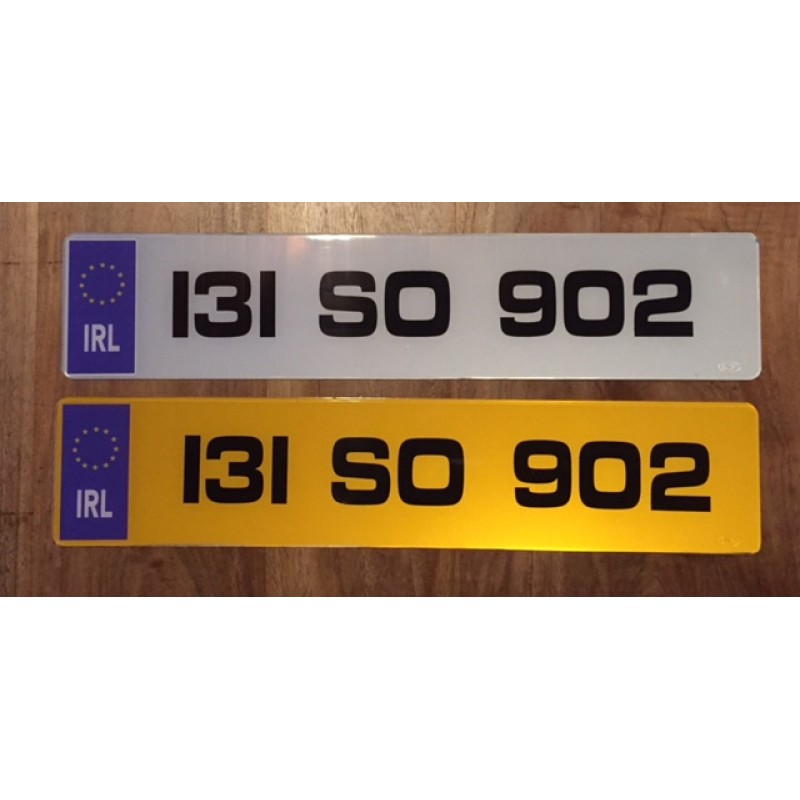 FK071 style number plates, 1 pair. FK071 style number plates, 1 pair.