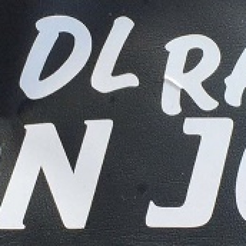 FKST01 donegal rally small sticker x1 white FKST01 donegal rally small sticker x1 white