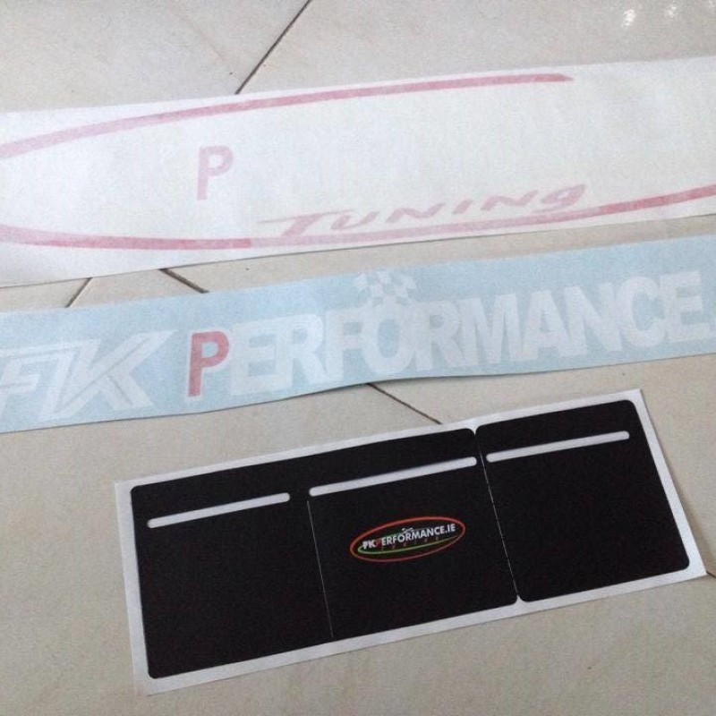fkperformance sticker & tax disc holder package kit x 1  fkperformance sticker & tax disc holder package kit x 1
