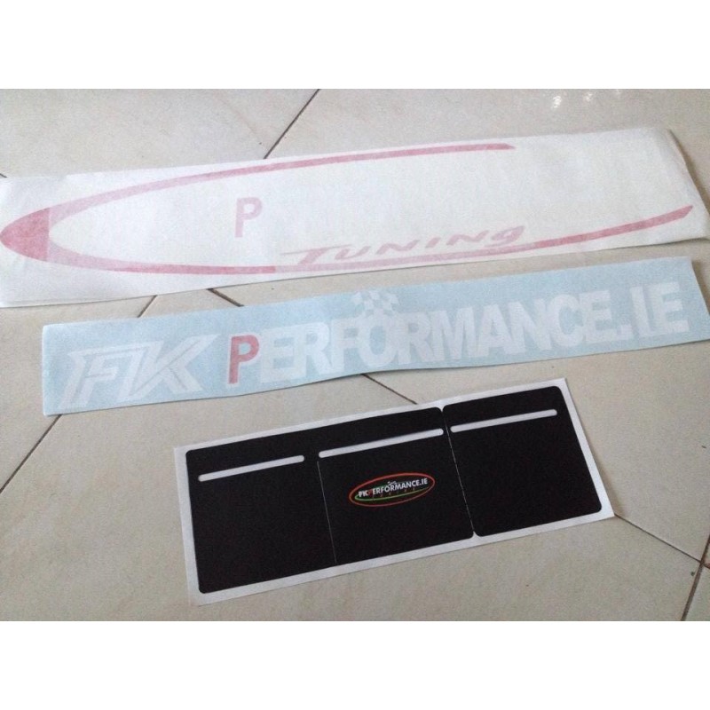 fkperformance sticker & tax disc holder package kit x 1 