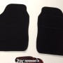 fk performance black universal carpet car mats 2 piece front