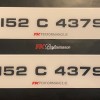 FKP2025 plates, 1 pair. FKP2025 plates, 1 pair.