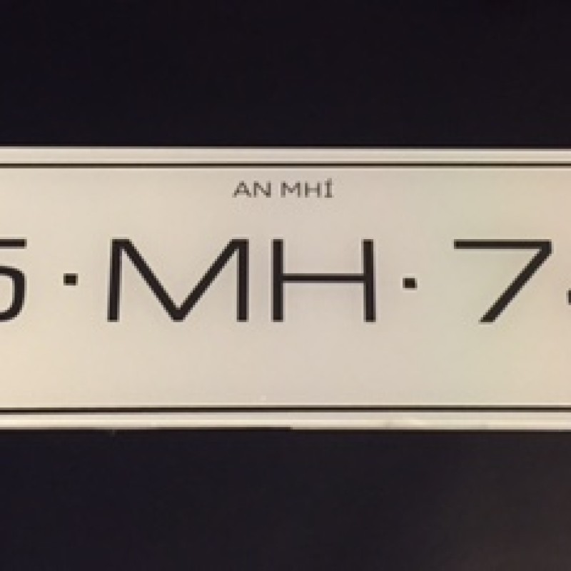 FK0111 registration plates 1 pair FK0111 registration plates 1 pair