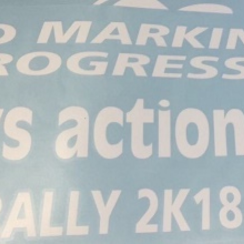 fkw07 road marking in progress donegal rally