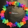 xfkf01 Flower garland hawaiian lei 