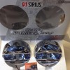 Fog / Spot Lights Blue Tint 4x4  8" 1 pair with chrome grills & stainless backing high quality