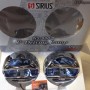 Fog / Spot Lights Blue Tint 4x4  8" 1 pair with chrome grills & stainless backing high quality