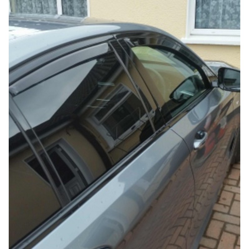 2011 - 2014 vw passat 4dr saloon 4 Piece tinted  Wind Deflectors