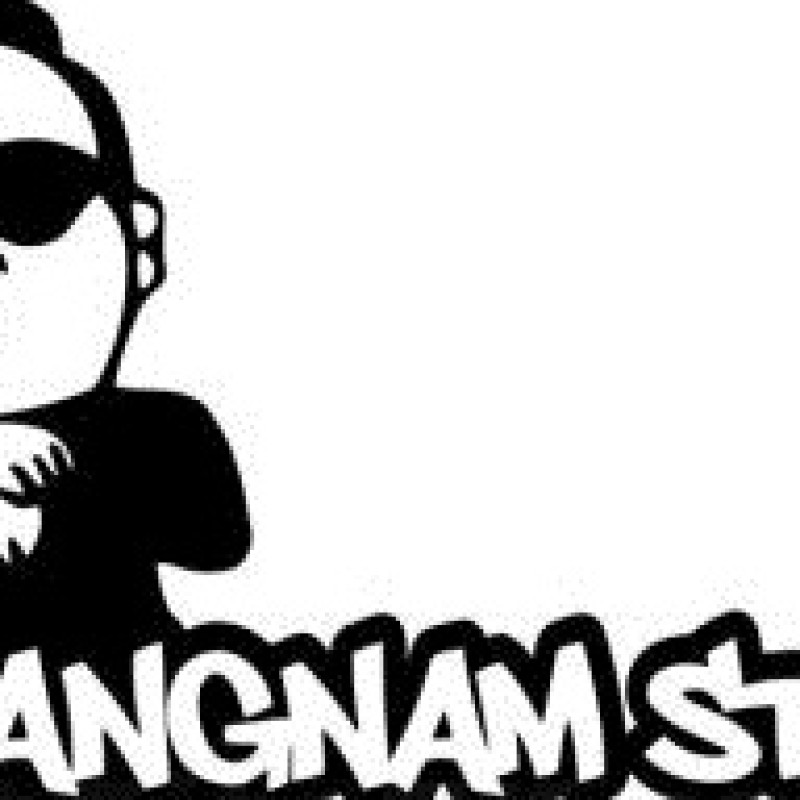 gangnam style jdm car sticker x 1 red gangnam style jdm car sticker x 1 red