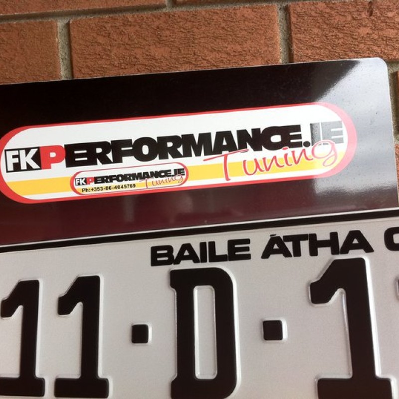 German Style Irish Reg Plates Legal Type 1 pair German Style Irish Reg Plates Legal Type 1 pair