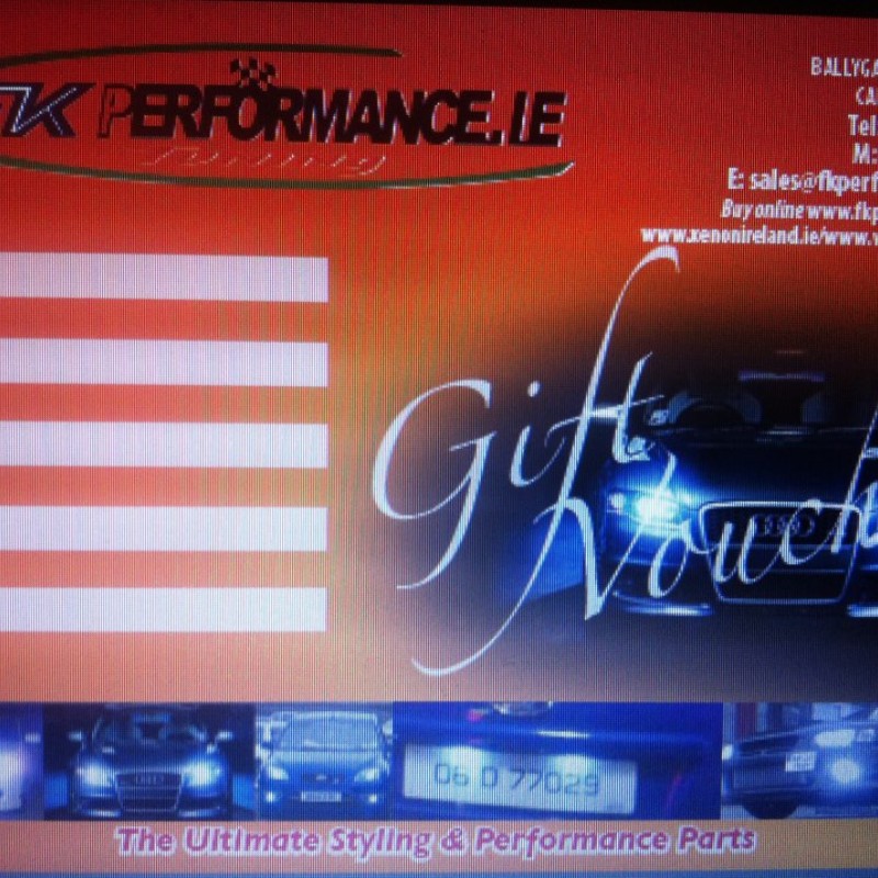 GIFT VOUCHER FK PERFORMANCE VALUE €75 GIFT VOUCHER FK PERFORMANCE VALUE €75