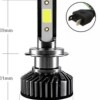 H3 Led canbus kit fan cooled Ultimate diamond white error free 1 pair