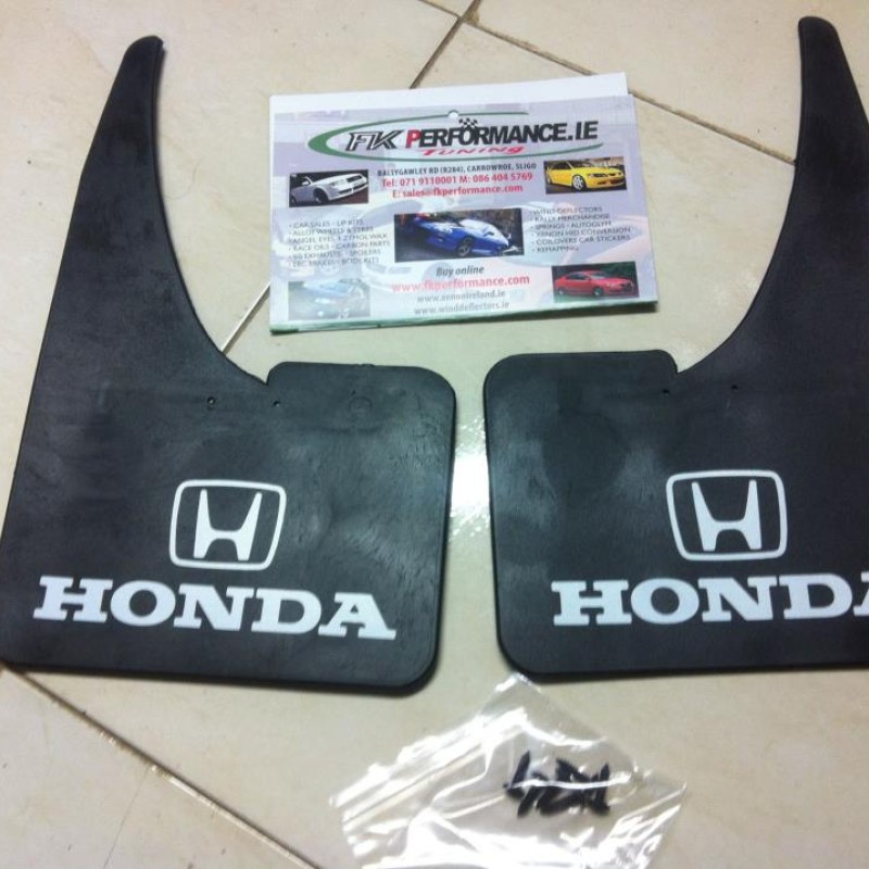 Honda mud flaps black 1 pair Honda mud flaps black 1 pair